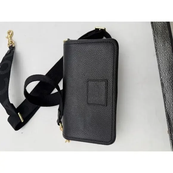 Marc Jacobs The Mini Bag Black Leather Crossbody Camera Bag - Picture 4 of 10